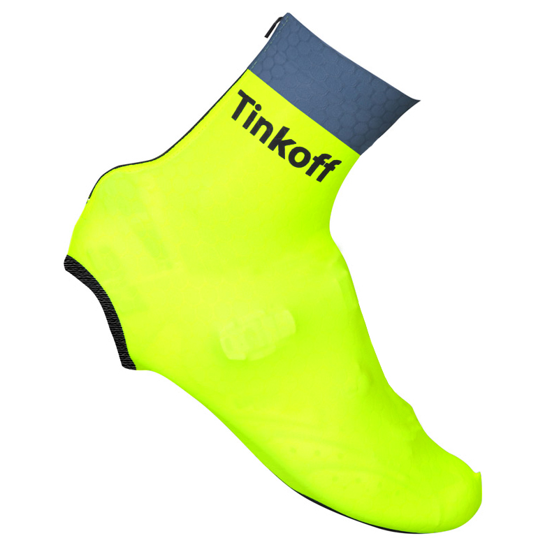 2016 Saxo Bank Tinkoff Cubre zapatillas amarillo